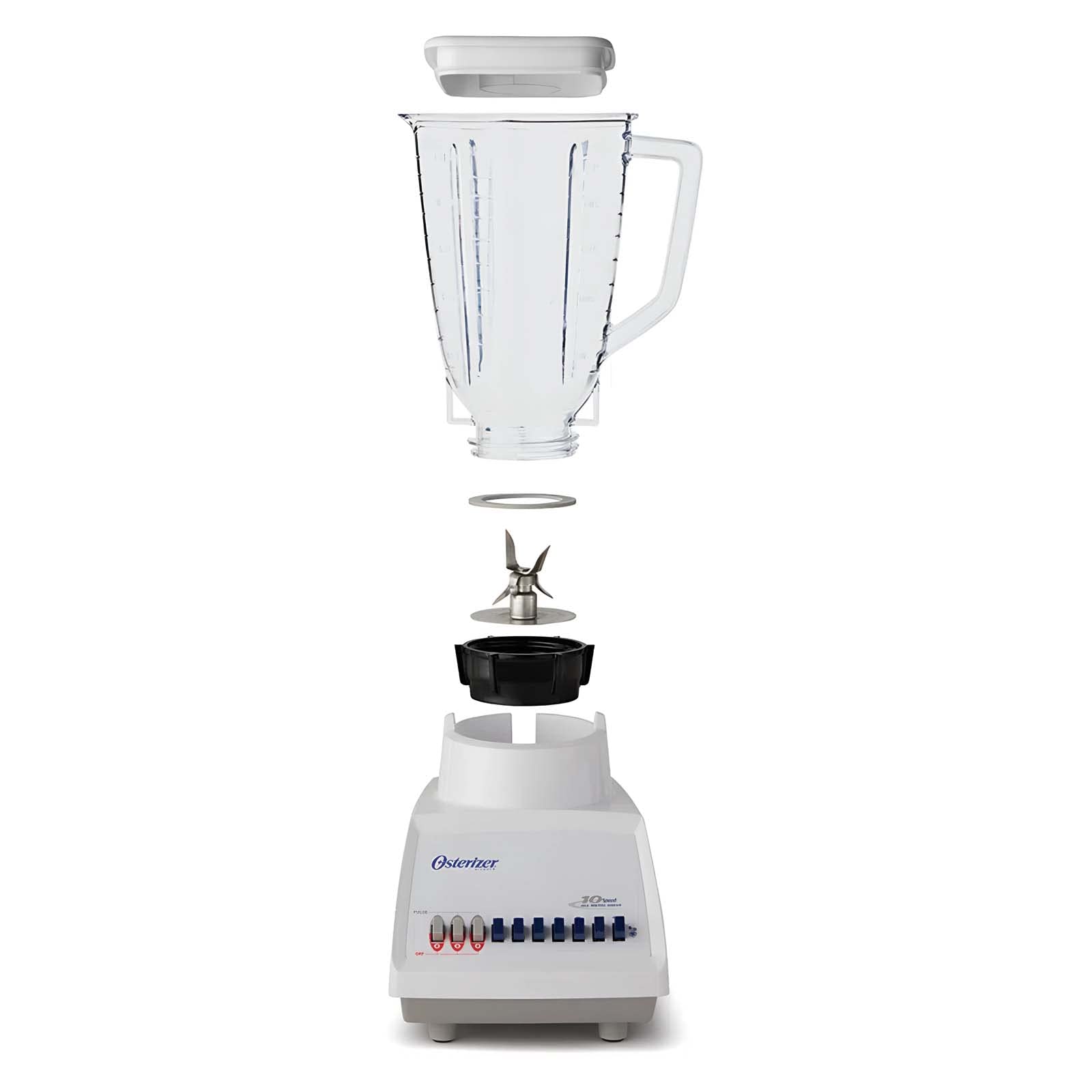 Licuadora Oster Blanca 1.25 Litros 800W 10 Velocidades