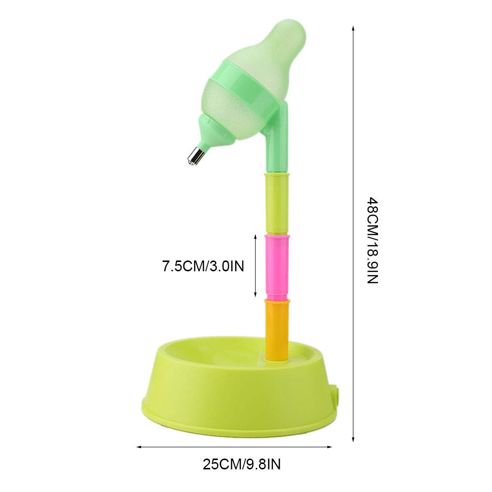 Dispensador de Agua YOUTHINK Verde Altura Ajustable para Mascotas