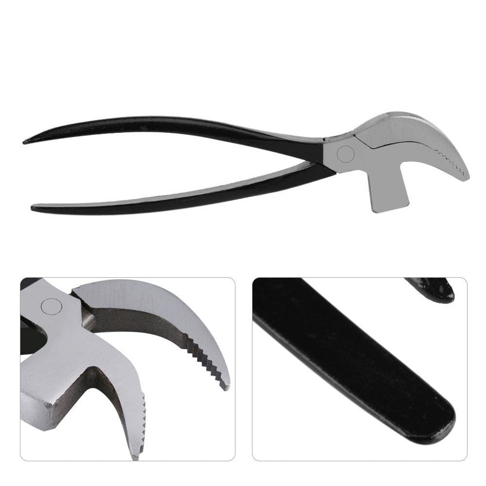 45# Pinzas de Pico Herramientas para Hacer Zapatos para La Herramienta de Trabajo de Bricolaje Artesanal de Cuero Alicates de Zapatero Manuales Con Forma de Pico Metal Crafta