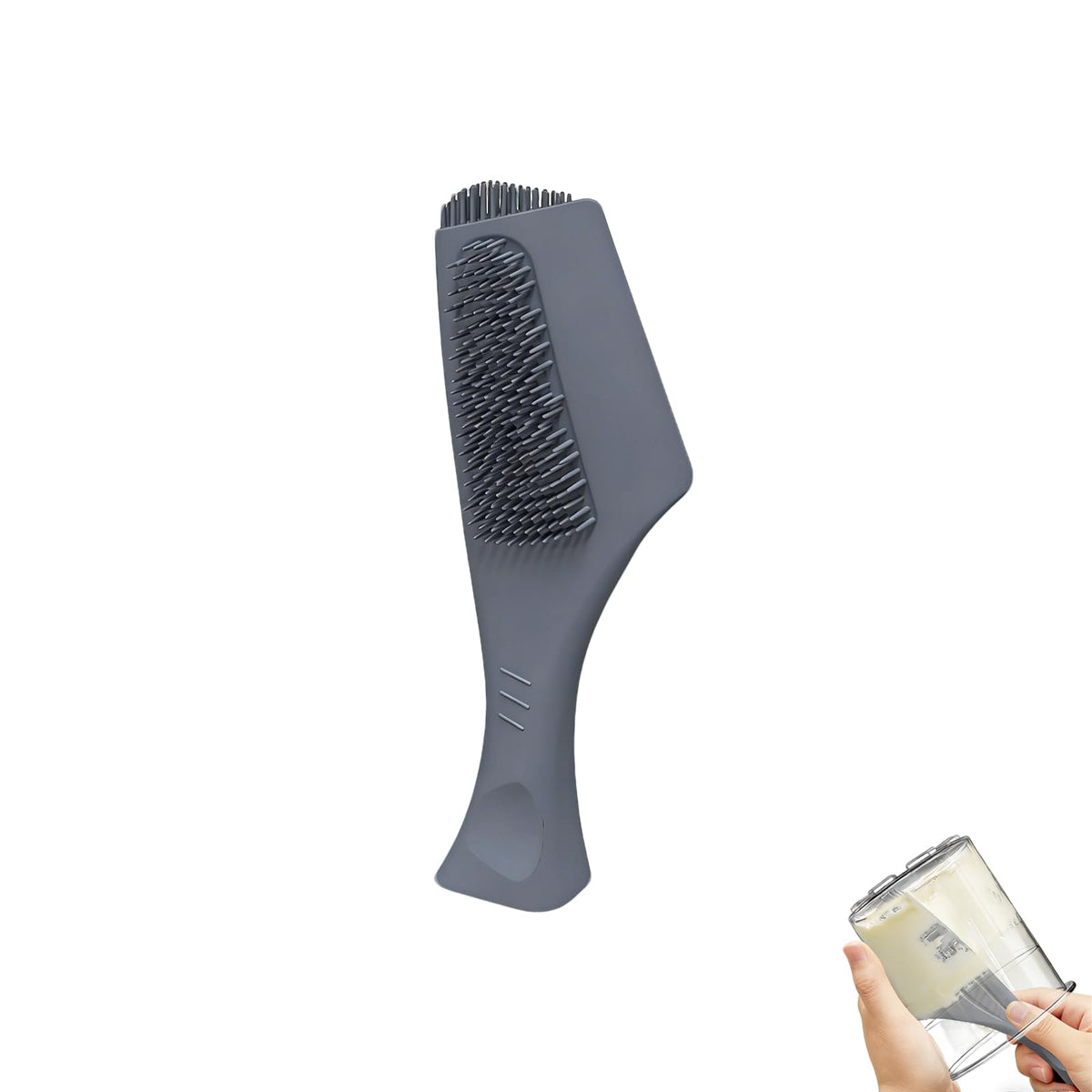 cepillo para polvo de limpieza para tazas de helado Ninja Creami (gris)