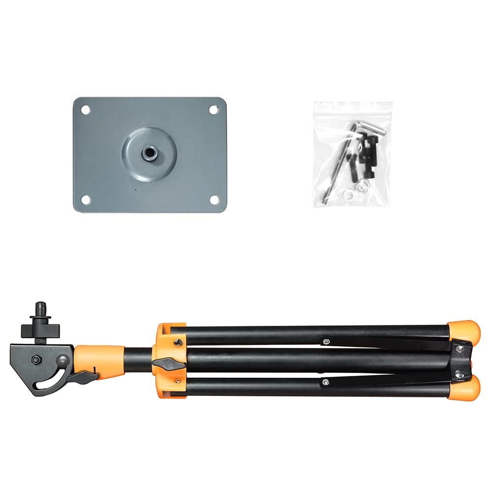 HXW PPS-75 - Soporte de montaje electrónico con placa para instrumentos de percusión y almohadilla de tambor