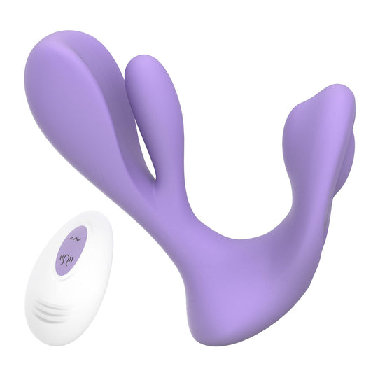 Vibrador Giratorio Tracy's Dog Rosa con Control Remoto y Estimulación Dual para Mujer