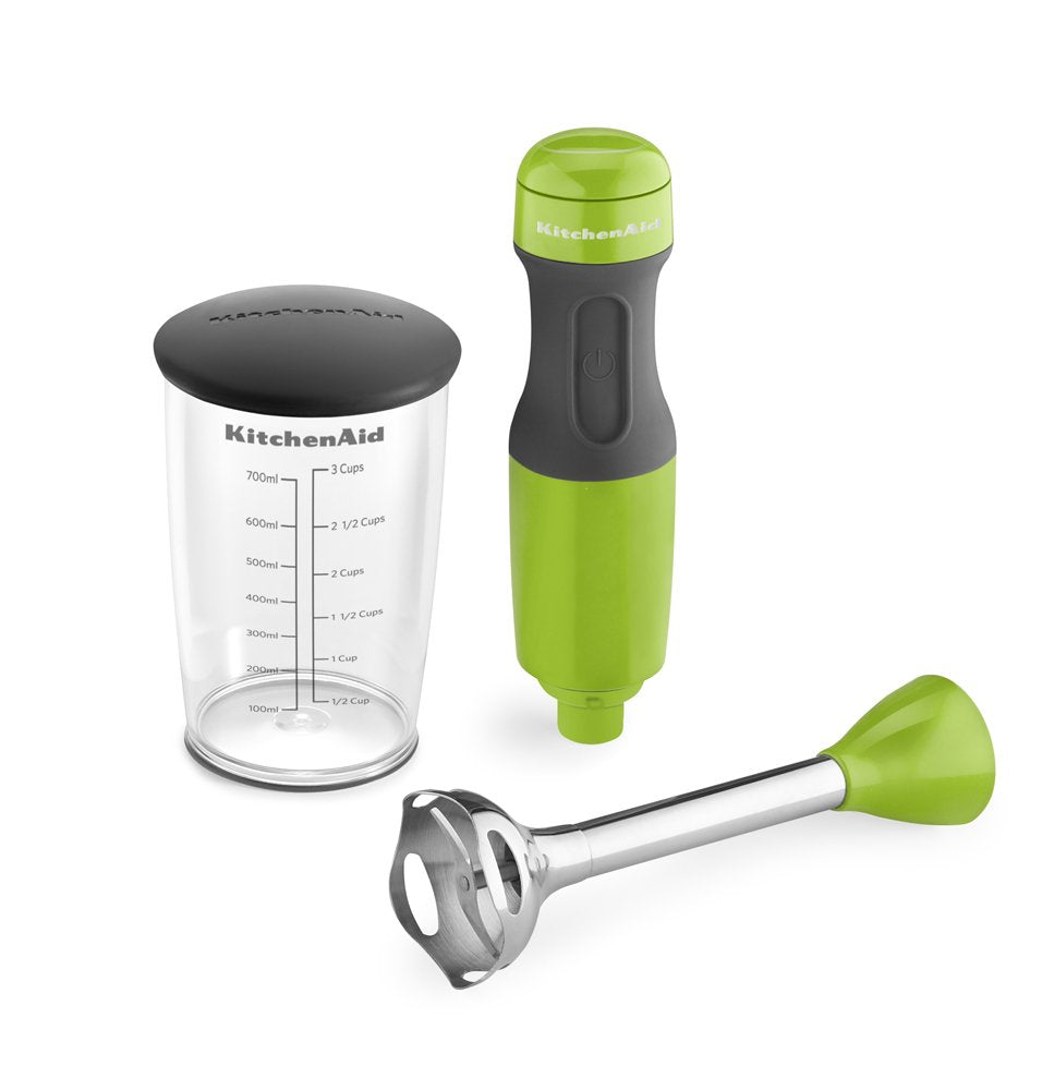 KitchenAid KHB1231GA Batidora de mano de 2 velocidades, 8 pulgadas, manzana verde