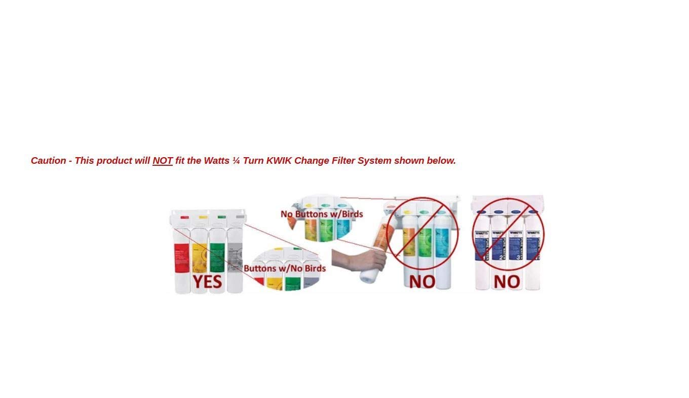 Kit de Filtros de Reemplazo RO-Pure Premier Multicolor Push Button