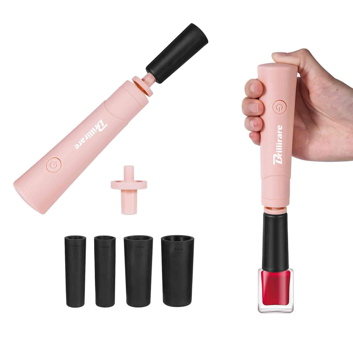 Mezclador de Esmalte de Uñas BRILLIRARE Eléctrico con Co para Suministros de Extensiones de Pestañas