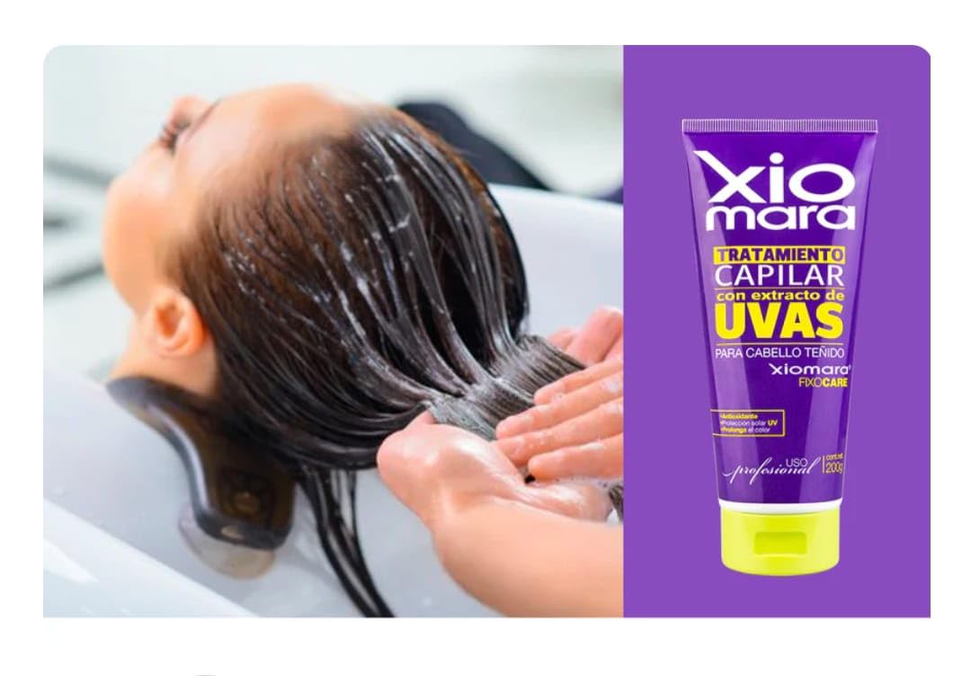 Tratamiento Capilar Xiomara Uva para Cabello Teñido Unisex