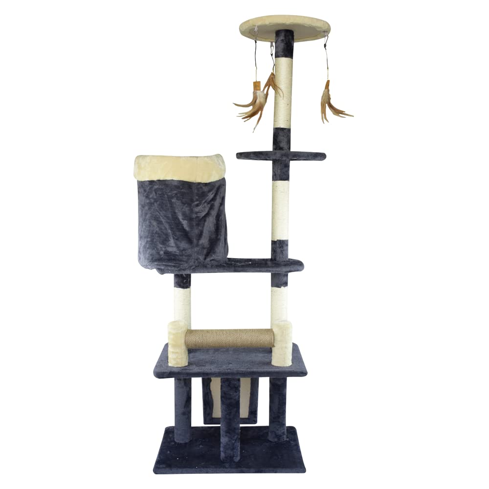Fancy Pets Mueble/Rascador para Gato Tripoli de 143 Centímetros de Altura