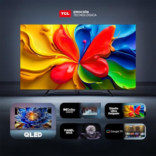TCL Smart TV Pantalla 32" 32Q2K Android TV HD QLED Google Cast | Alexa | 2K HDR10| NITS 300 | Panel 60 Hz | Dolby Digital+