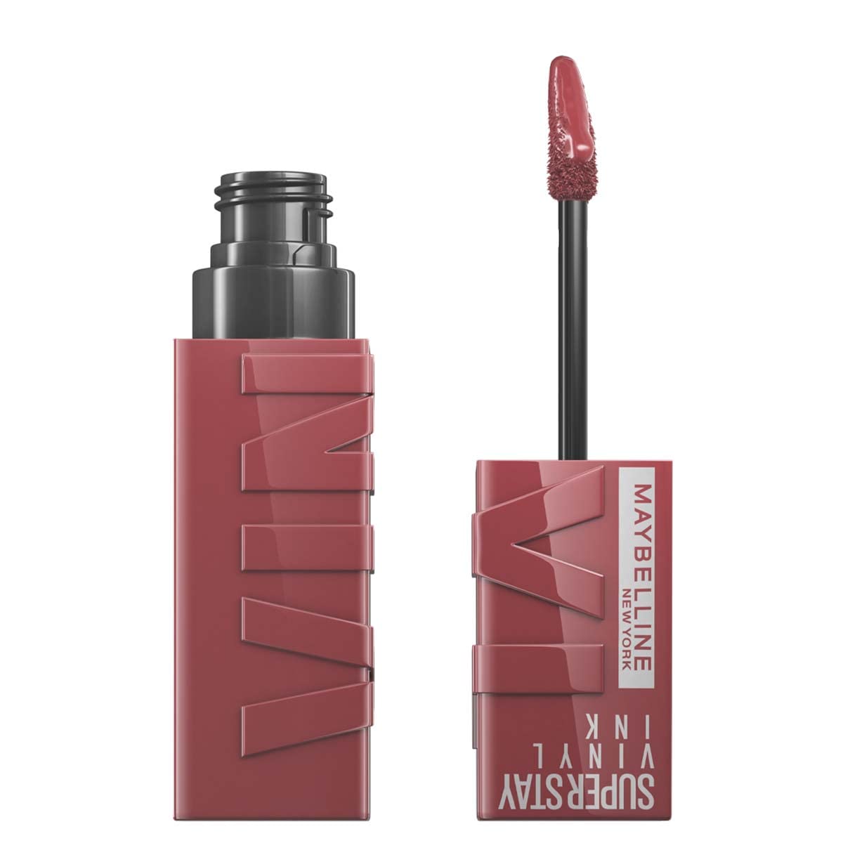 Labial líquido brillante Maybelline Super Stay Vinyl Ink Witty + Labial Liquido Matte Larga Duracion Superstay, Matte Ink 15 Lover, 5 g