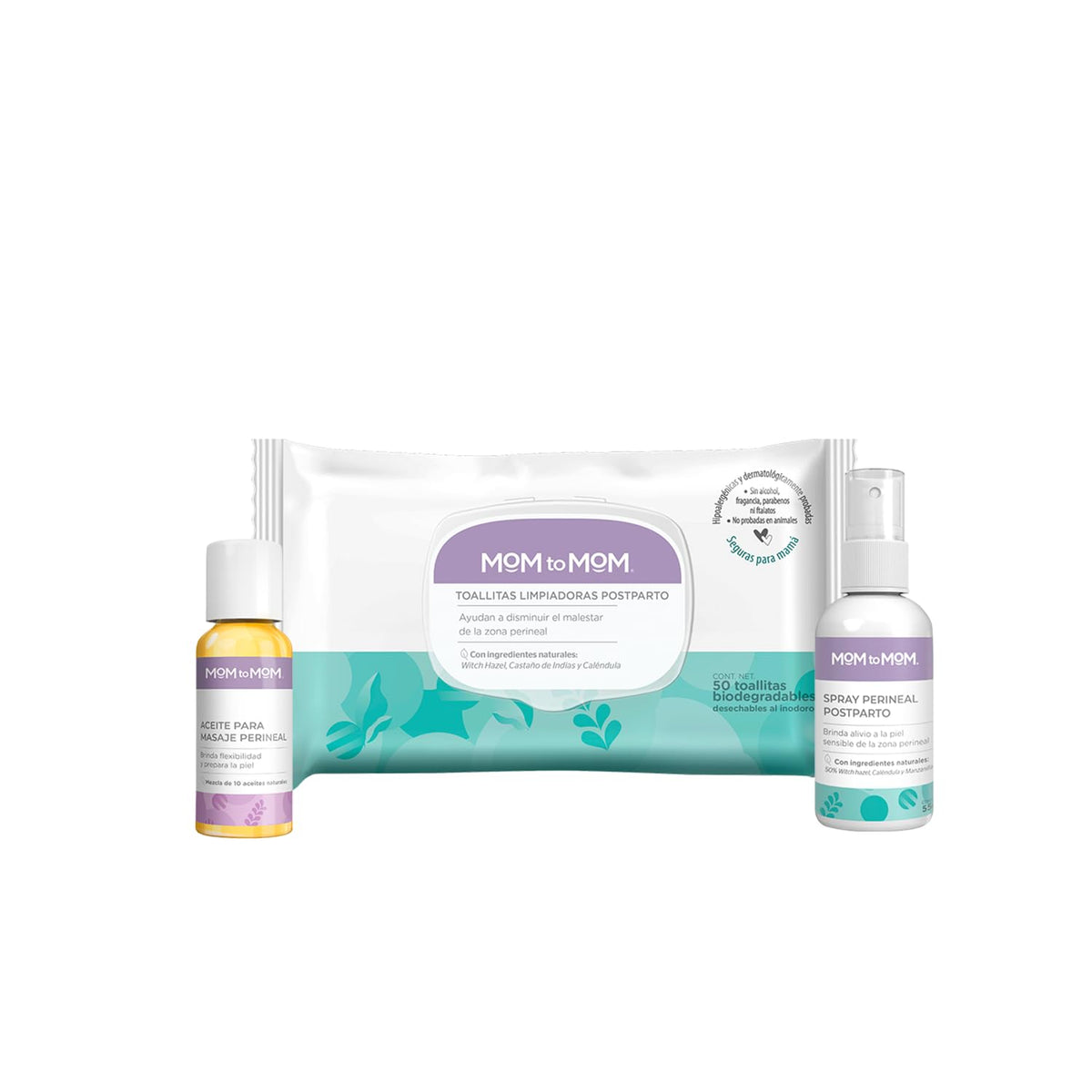 MOM to MOM Kit Cuidado Zona Perineal en el Embarazo y Postparto