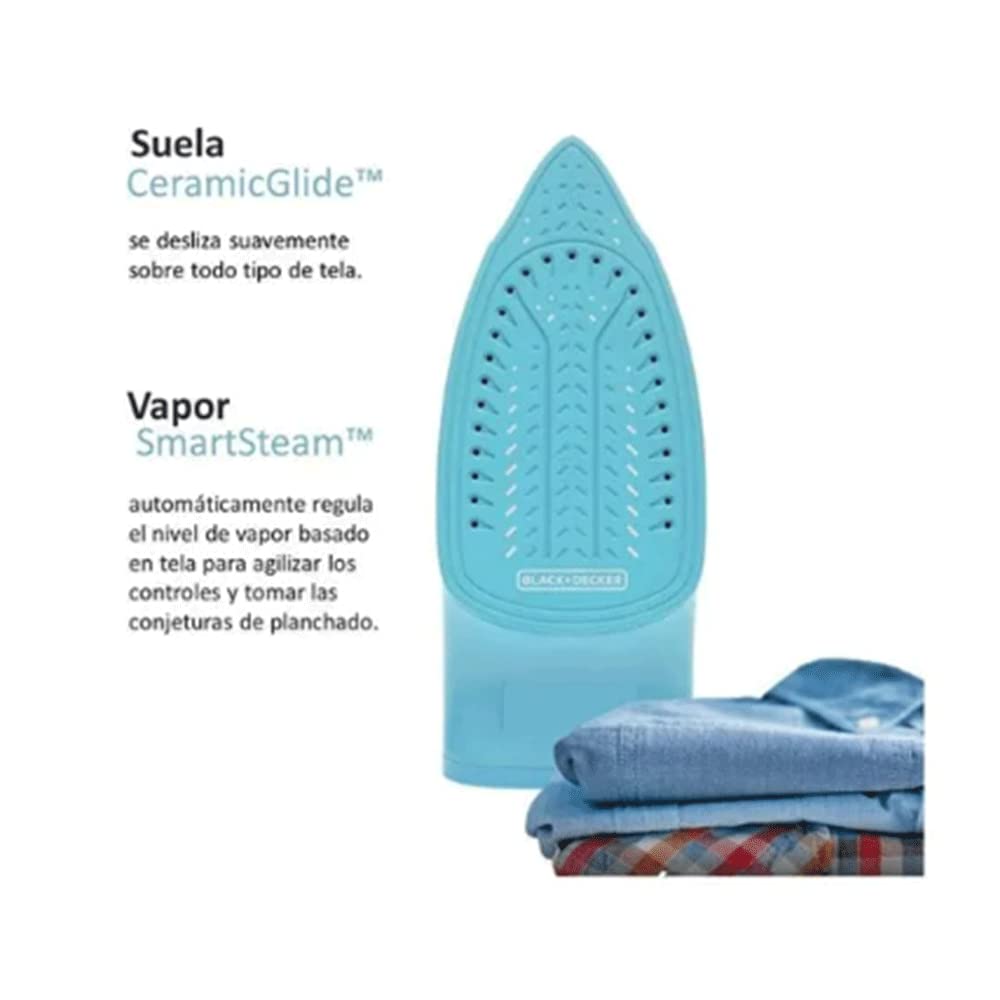 Plancha de Vapor Black + Decker Azul Ligth & Easy