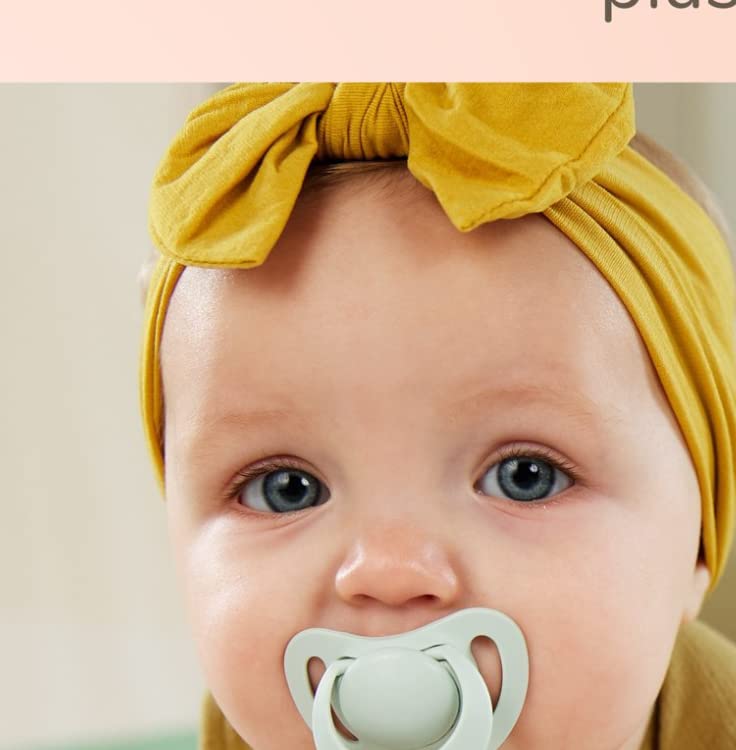 Chupetes NUK Azul Forma Ortodóntica para Bebés Amamantados 6-18 Meses Paquete de 2