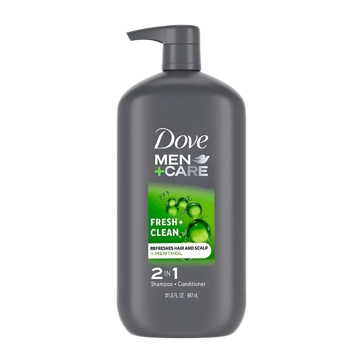 Shampoo 2 en 1 Dove Men Care Fresh Clean 917 ml Efecto Refrescante para Hombre