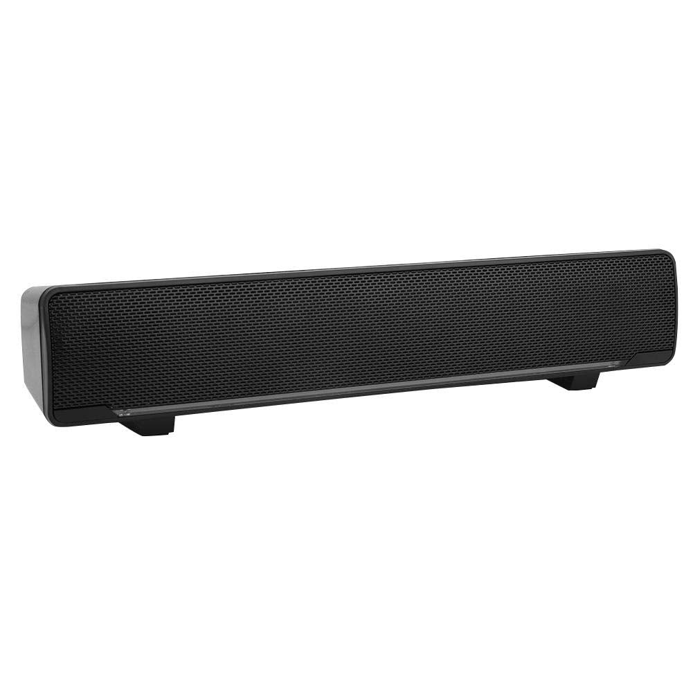 Barra Sonido,Mini Barra Sonido USB Conector Audio 3,5mm Altavoz Sonido Estéreo 3D Luz Respiración LED Compatible TV,Computadora Escritorio,Computadora Portátil,Teléfono Inteligente,PC,MP3