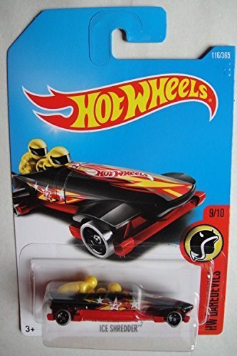 Trituradora de Hielo Bobsled Hot Wheels Negro Rojo 2017 HW Daredevils 116/365