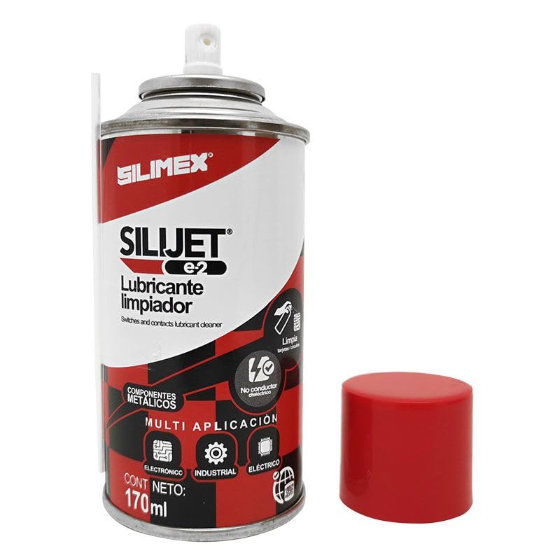 Lubricante Y Limpiador En Aerosol Para Circuitos Silijet-e2