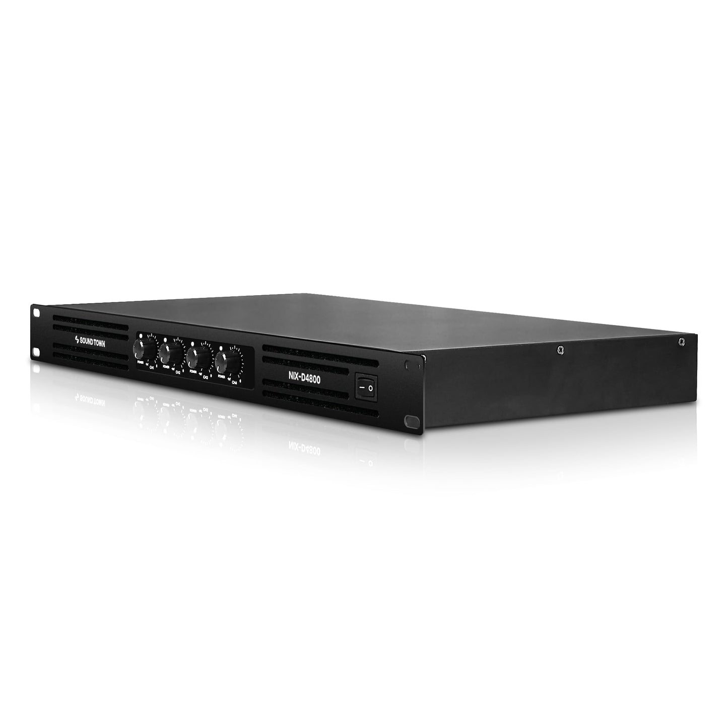 Amplificador de Potencia Sound Town 4 Canales Class-D 720W RMS 4 Ohmios