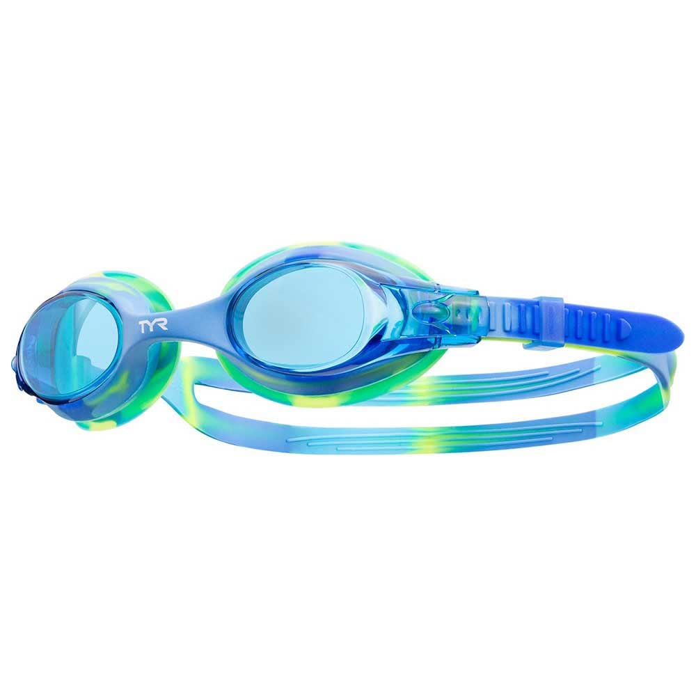 Anteojos TYR Tie Dye Swimple Azul Verde para Jóvenes