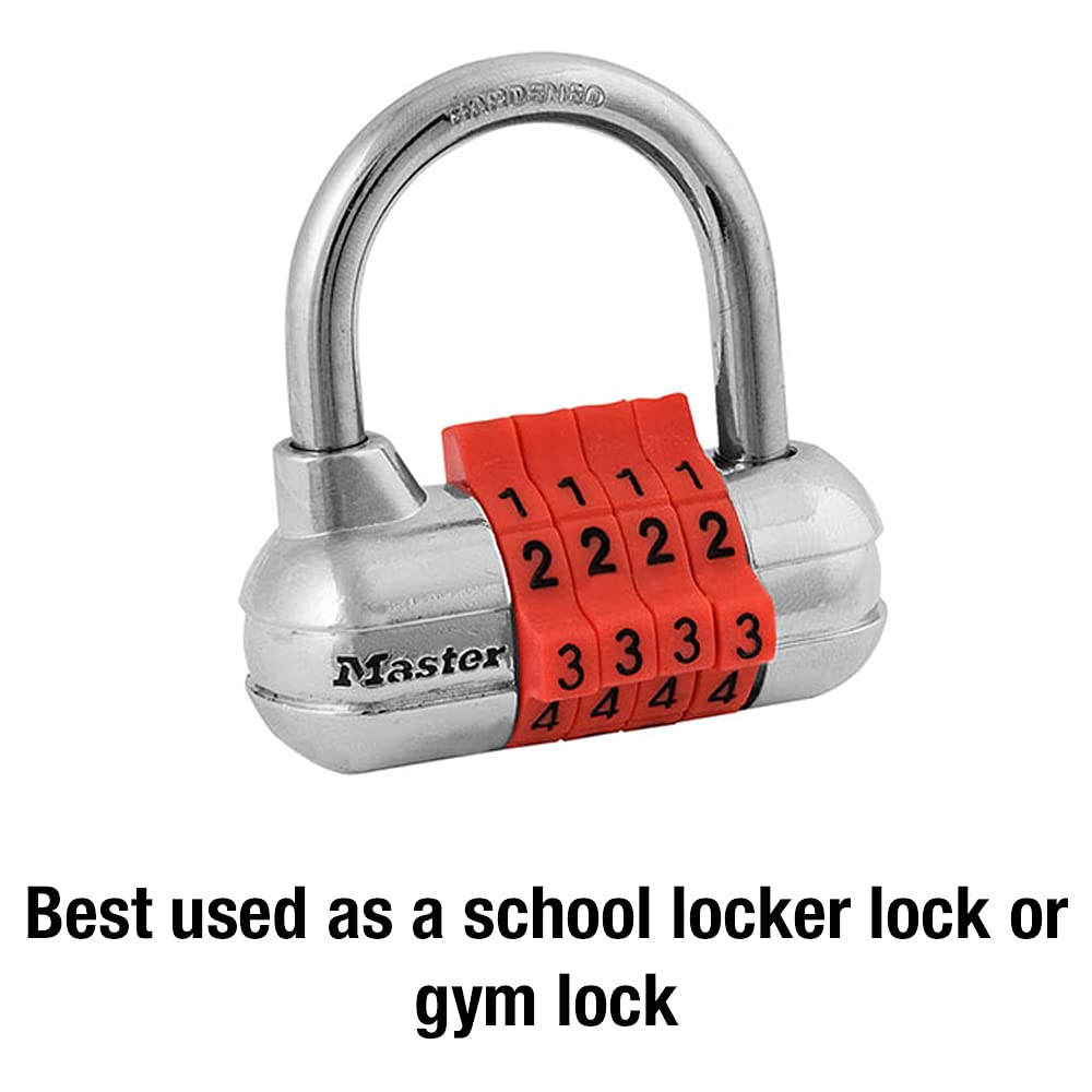 Candado con Combinación Personalizable Master Lock 1523D, Color Variable