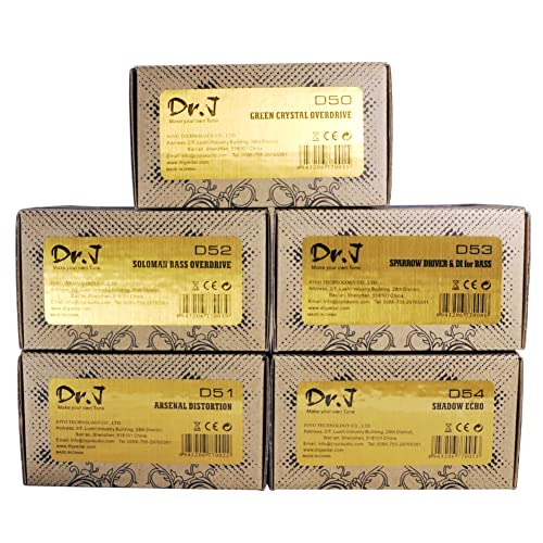Pedal de Fuzz JOYO Dr.J Series D56 Clásico y Moderno para Efecto de Guitarra Eléctrica Edición de Alta Gama