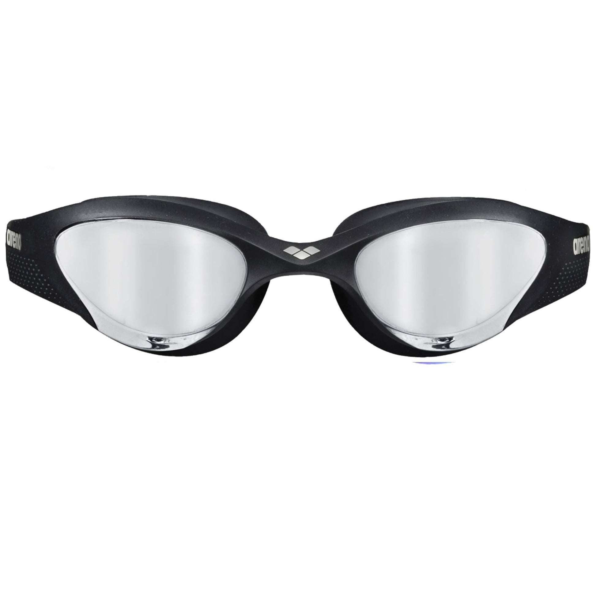 Arena The One - anteojos de natación para jóvenes y Adultos, Plateado/Negro/Negro, espejadas
