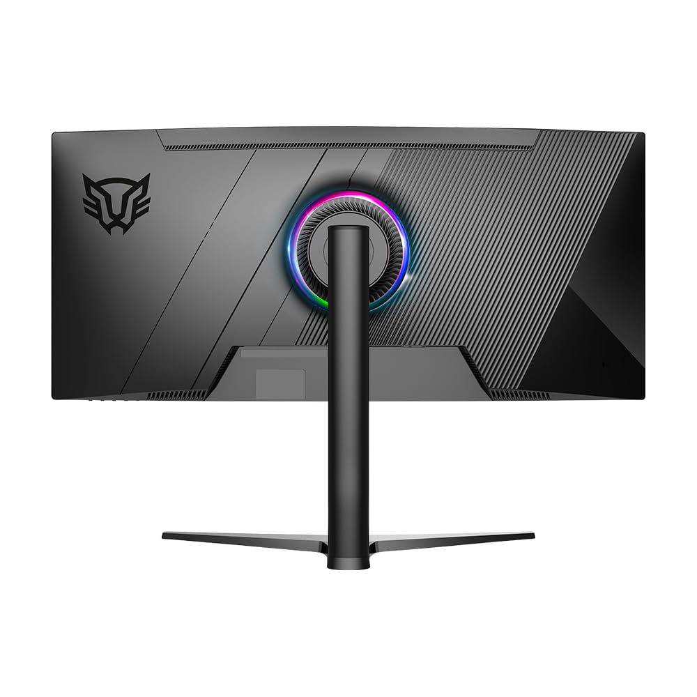 Balam Rush Monitor Gamer Curvo de 34" VA/Ultra Explorer MXT34P / 2K / 165 Hz / 1ms / Bocinas/Altura Ajustable/RGB/VESA 100 x 100, Negro