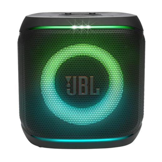 JBL PartyBox Encore 2da Gen con Micrófono, Bocina Portátil Bluetooth con 2 Micrófonos Inalámbricos, Luces LED, Karaoke, Apto para Uso En Exteriores Bluetooth