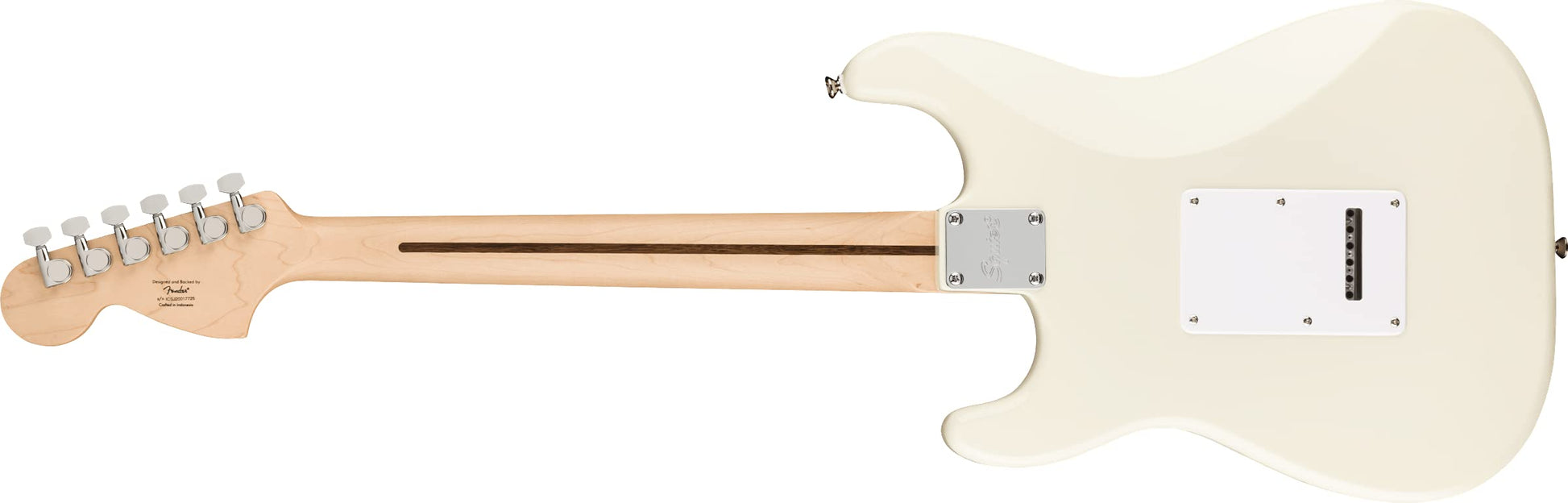 Fender - Squier Affinity Series Stratocaster - Guitarra eléctrica - Blanco olímpico con diapasón de arce
