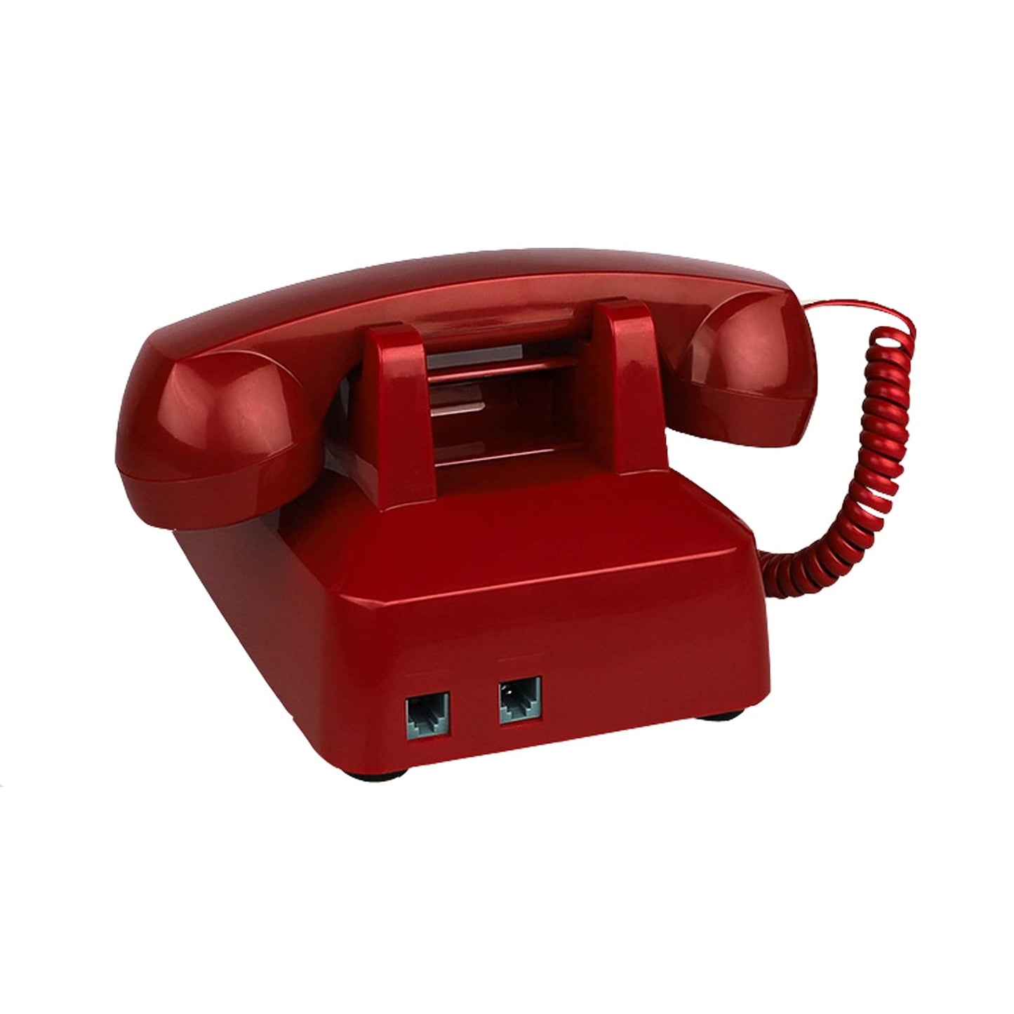 Benotek - Teléfono de línea fija para el hogar, retro, amplificado, teléfono de escritorio con cable de una sola línea con timbre extrafuerte, teléfono de línea fija para el hogar, teléfonos de moda