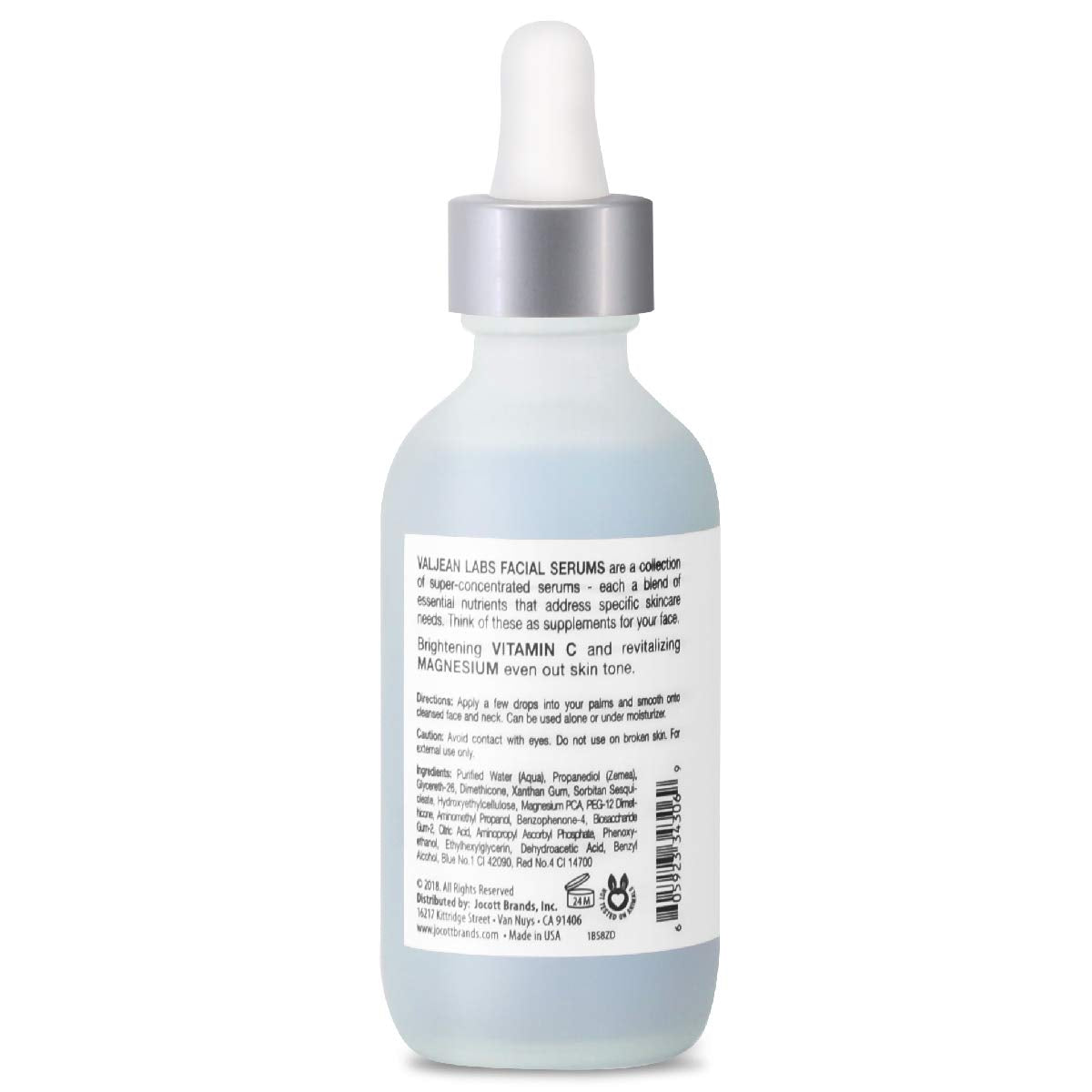 Valjean Labs Facial Serum, Glow, Vitamin C + Magnesium