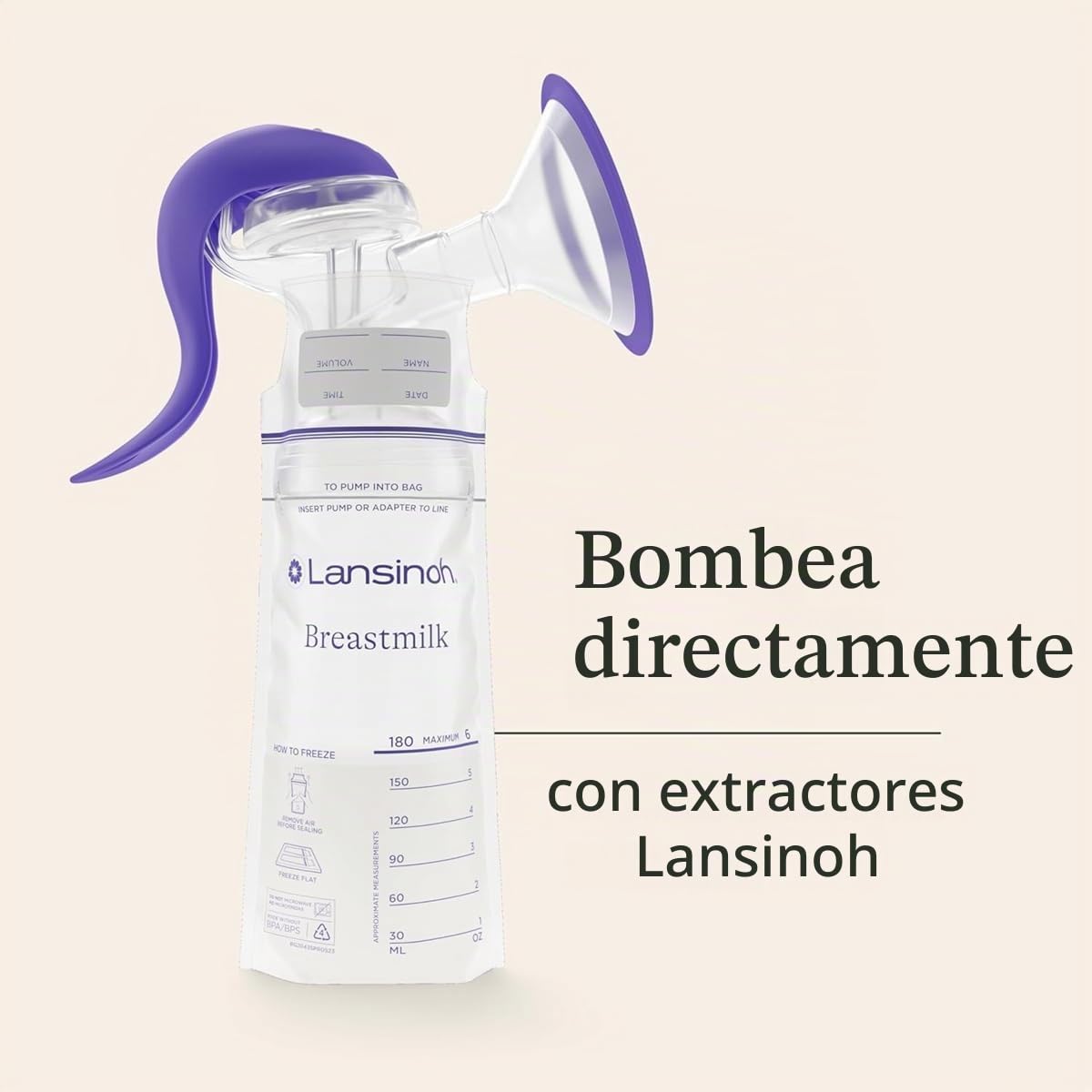 25 Bolsas para almacenar leche materna