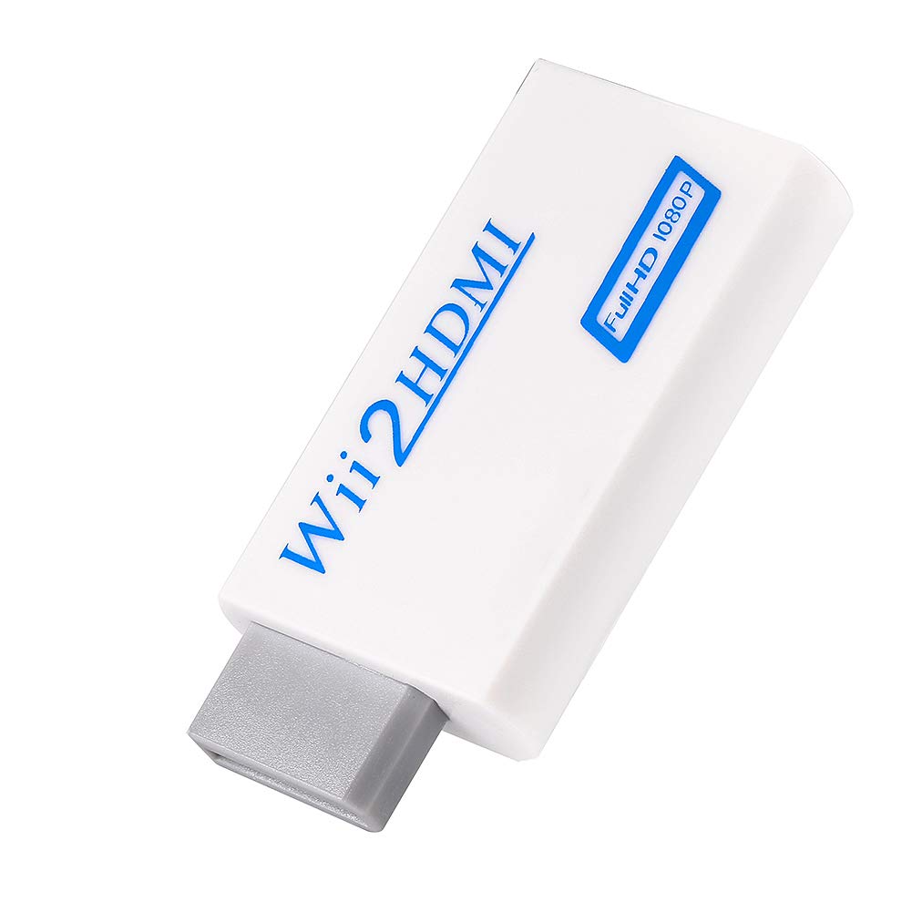 Zerone Wii a convertidor, adaptador de salida 720P/1080P para entusiasta del juego de salida, compatible con todos los modos de visualización Wii
