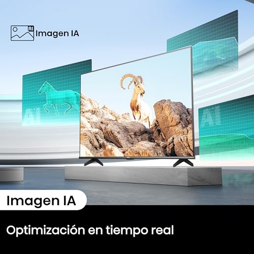 Hisense Television QD6N Pantalla 65 Pulgadas,QLED Smart Google TV UHD 4K,Control Remoto por Voz con Alexa,Dolby Vision Atmos, Modo de Juego Plus, Control de Voz,Compartir con TV