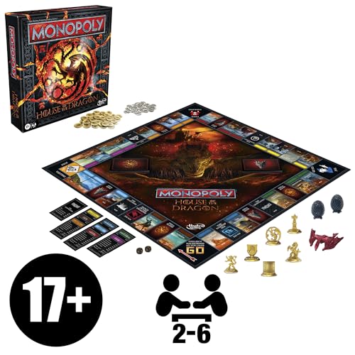 Juego de Mesa Monopoly House of The Dragon Edición Exclusiva Amazon
