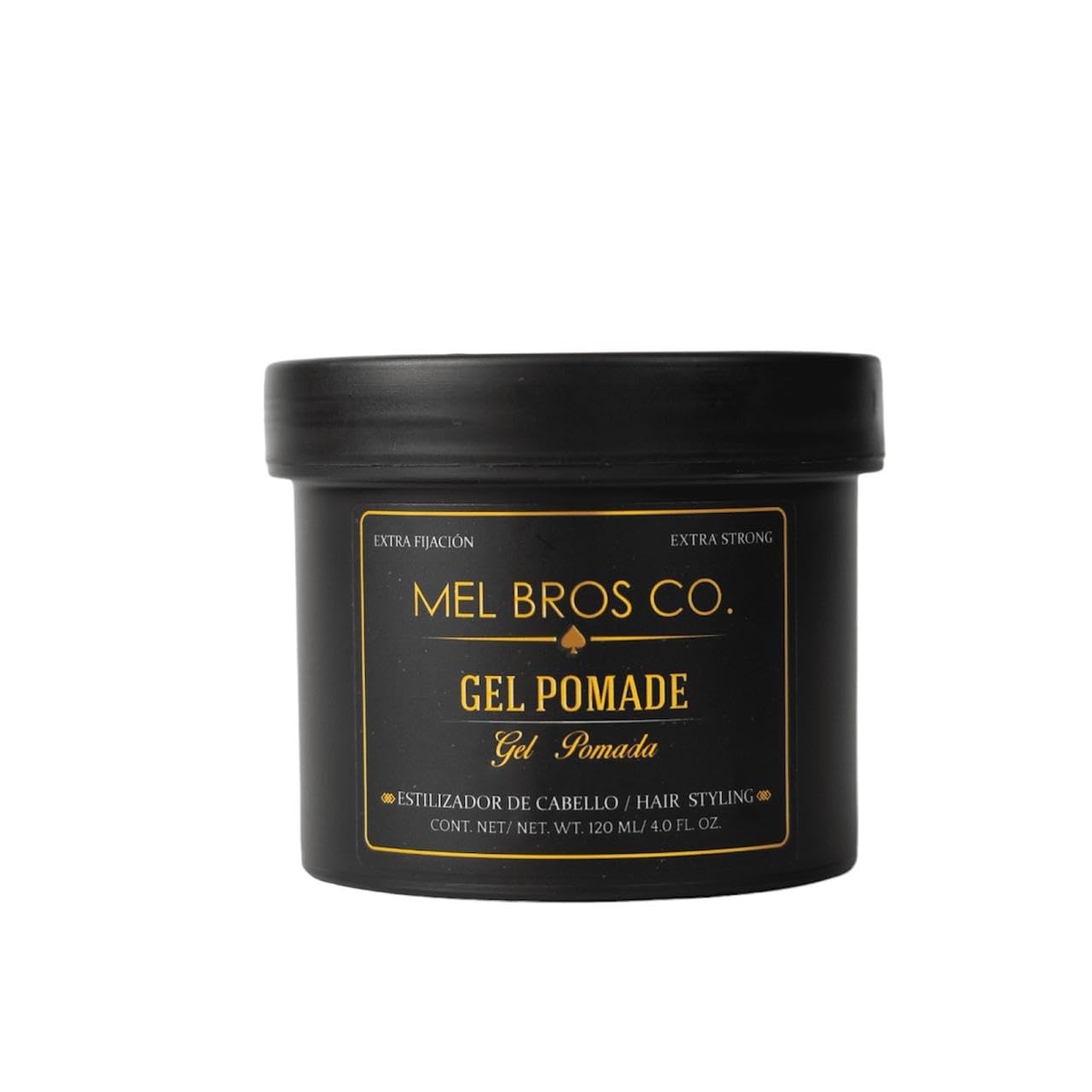 MEL BROS CO. - Gel Pomade 4oz/120ml - Estilizado de Cabello Acabado Natural