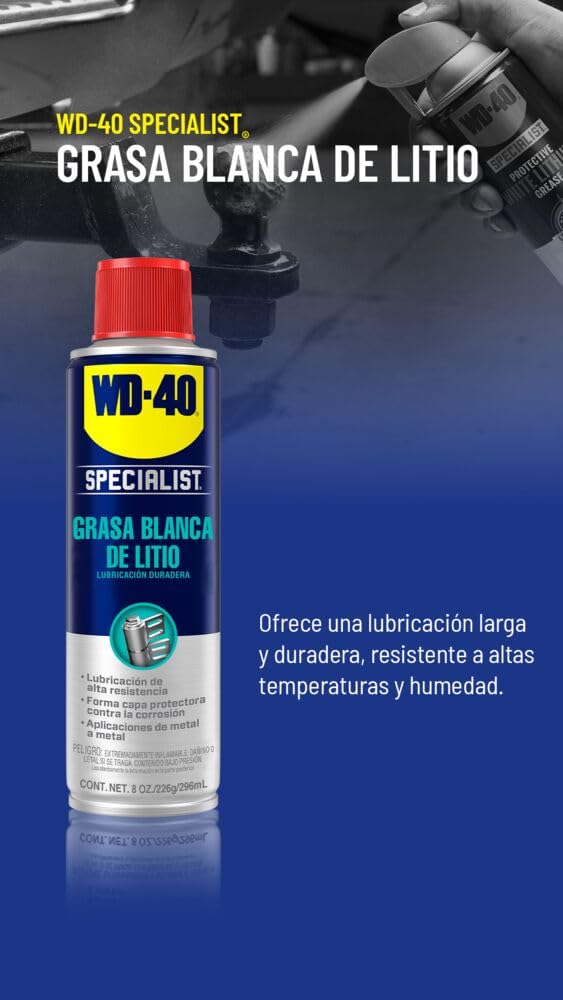 Grasa Blanca de Litio WD-40 Specialist 8 oz