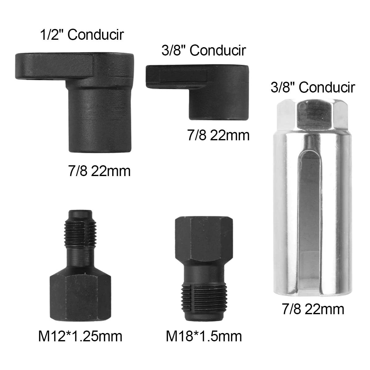 Herramienta de Extracción del Sensor de Oxígeno, Kits de Sensor de Oxígeno para Automóviles Genéricos