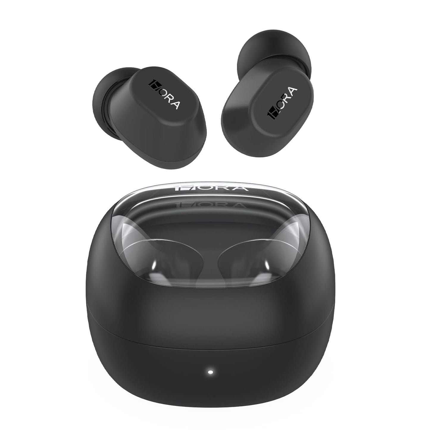 Audífonos In-Ear 1 Hora Bluetooth 5.3 Negro Mate para Música y Llamadas