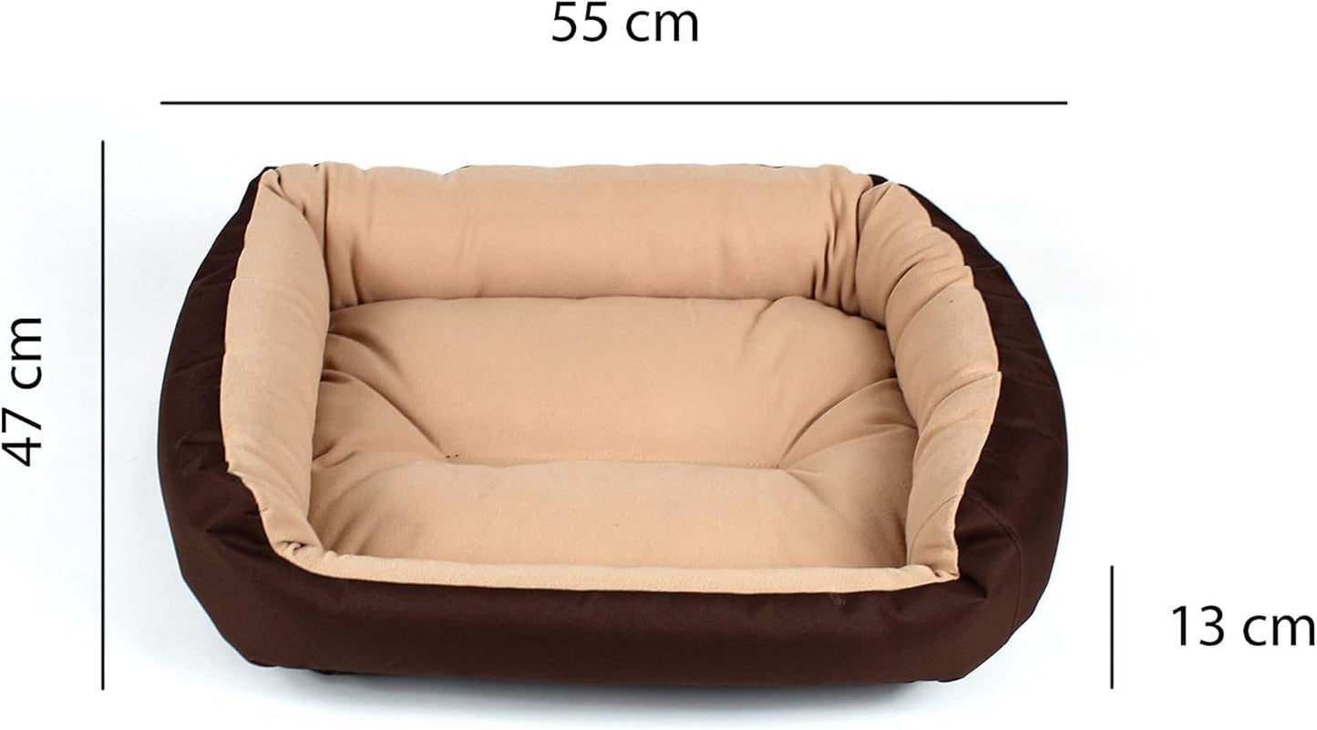 Cama para Perro Hills Cafe Beige Resistente y Confortable con Relleno Suave en Tallas a Elegir