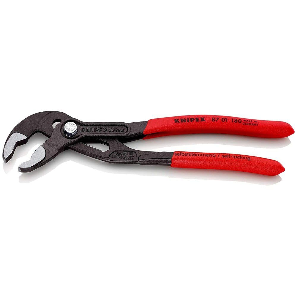 Knipex, 87 01 180, 7-1/4 pulgadas cuchillo Cobra bomba de agua, agarre de plástico