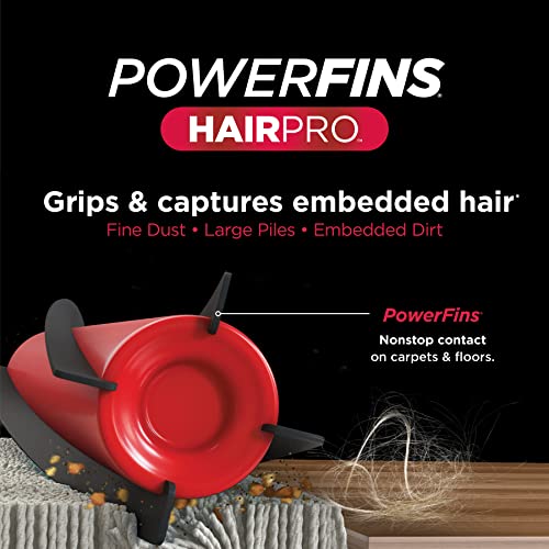 Shark ZU102 - Aspiradora Vertical para Mascotas con PowerFins HairPro y tecnología neutralizadora de olores, carbón, 2.9 L