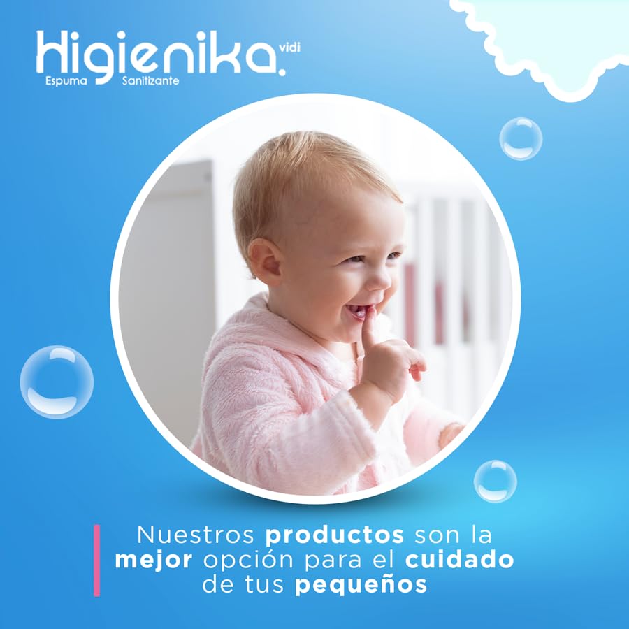 SOLUCIÓN HIGIENIKA - Higiene instantánea sin enjuague - Jabón antibacterial SIN alcohol, espuma baño en seco para personas en cama, elimina olores y bacterias (5 litros)