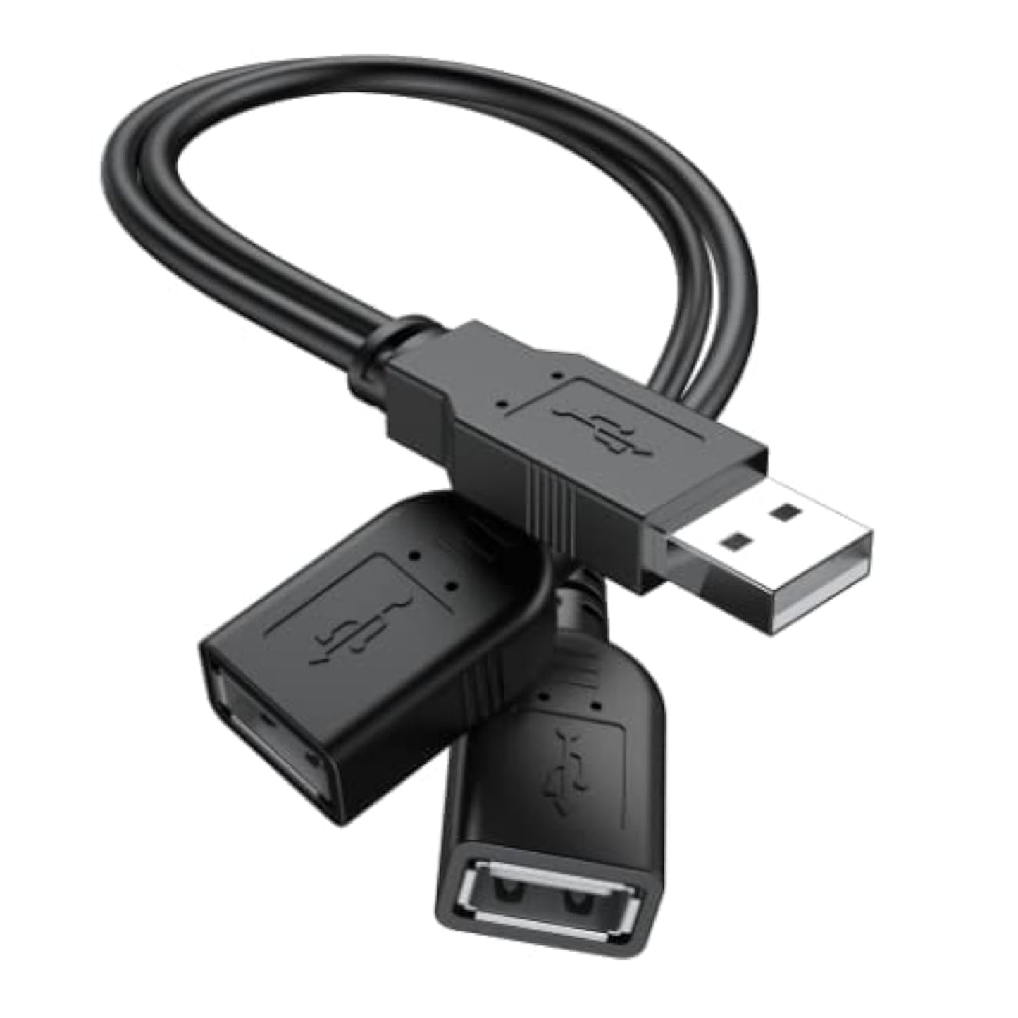 Cable Divisor USB 2.0 ANDTOBO Negro para PC y Laptop