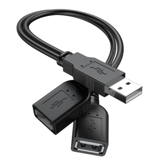 Cable Divisor USB 2.0 ANDTOBO Negro para PC y Laptop