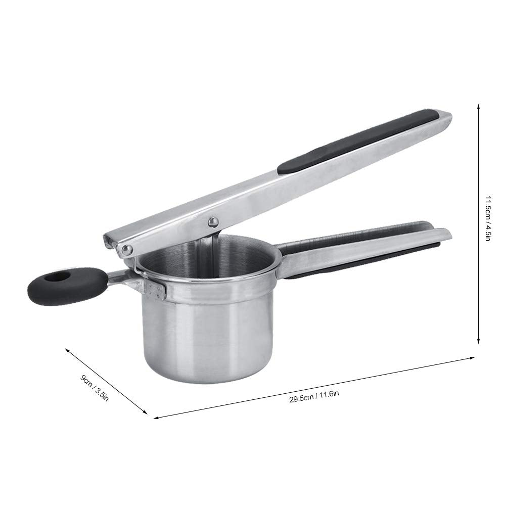 Picadora Manual de Alimentos Acero Inoxidable Herramienta Desmontable para Tomates y Zanahorias