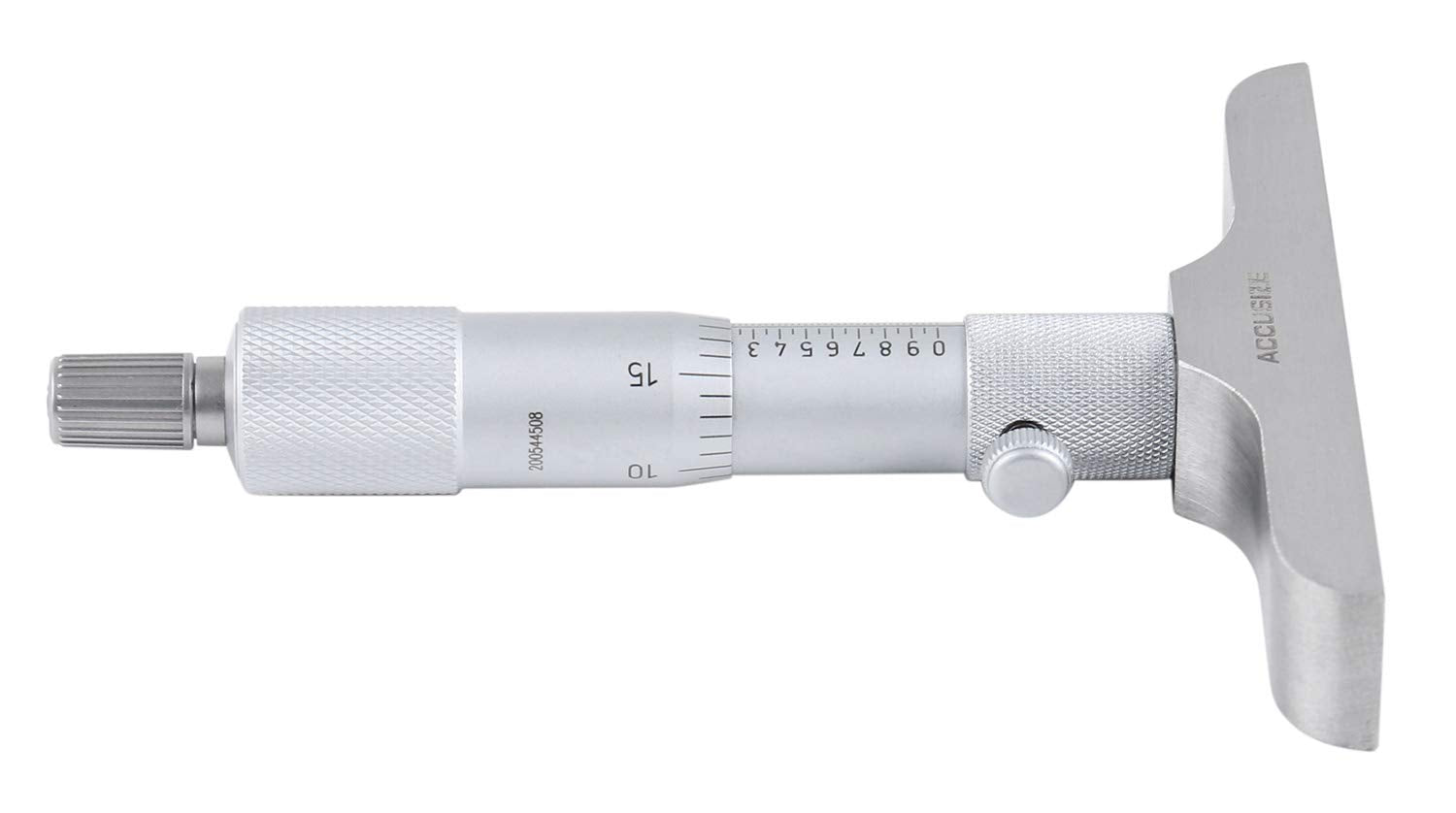 Micrómetro de Profundidad Accusize 0-6" x 4" con Juego de 6 Varillas