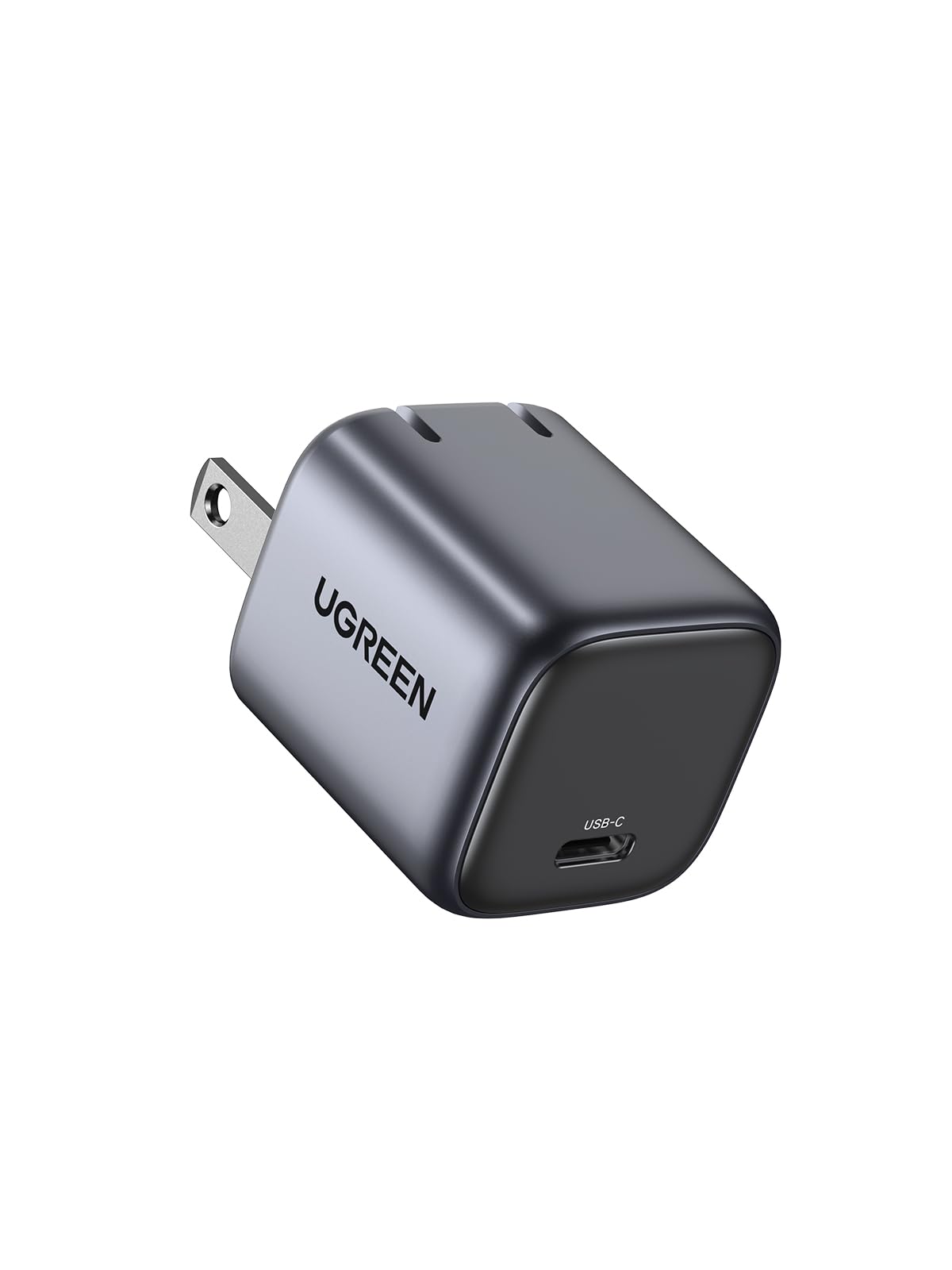 Cargador USB C UGREEN Nexode Blanco 30W Mini GAN Carga Rápida para Galaxy y iPhone