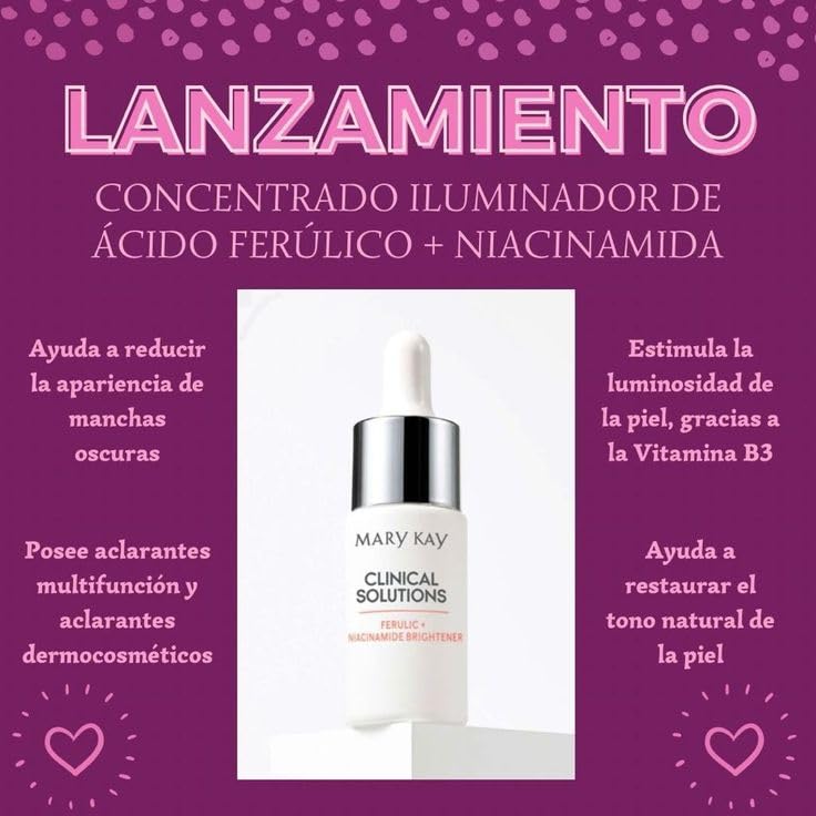MARY KAY Concentrado Iluminador de Ácido Ferúlico + Niacinamida Clinical Solutions
