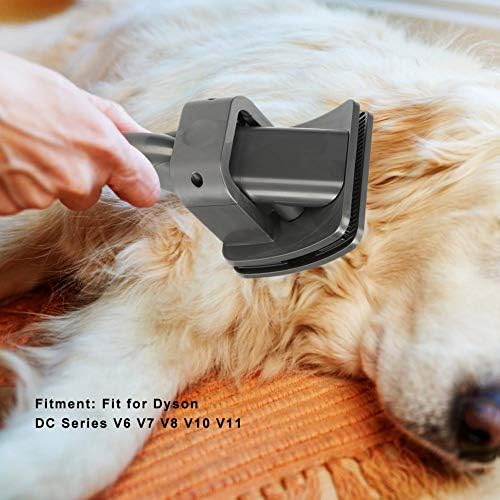 Aspiradora Cepillo para Mascotas Reemplazo del Cabezal de succión para Mascotas de Pelo Largo Apto para DC Series Peluquería para Perros y Gatos Peinado
