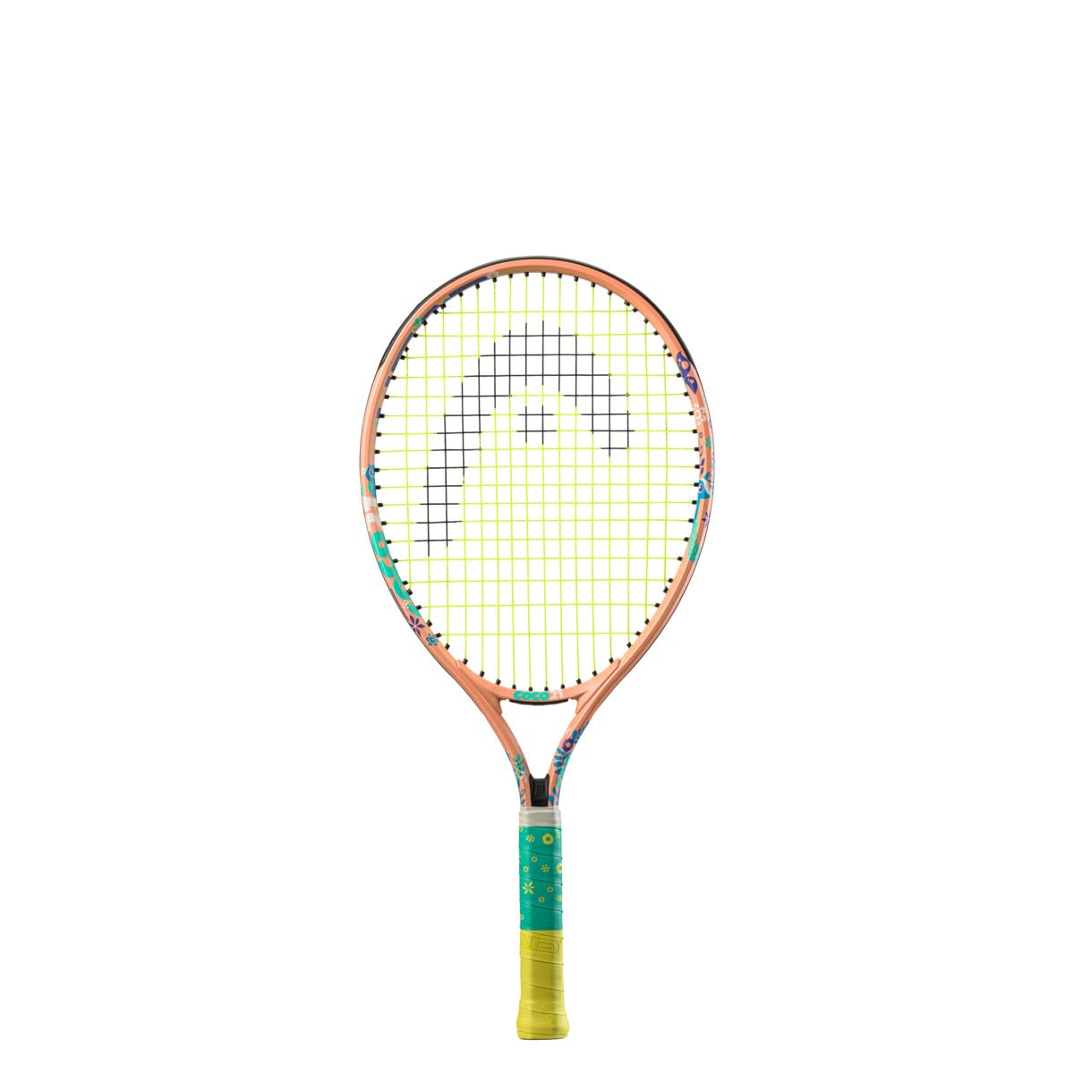 Head Coco - Raqueta de Tenis Junior de 21 Pulgadas preencordada, Coral